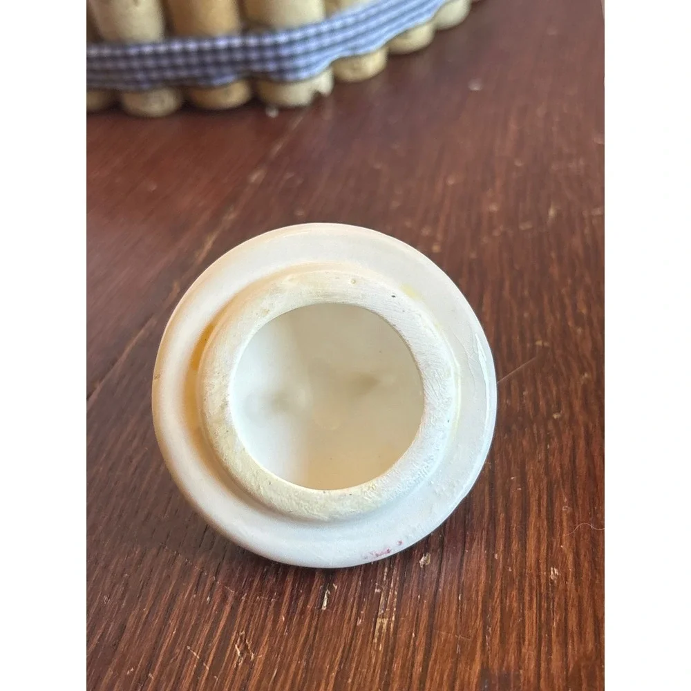 National Potteries Co Vintage White Ceramic Sugar Bowl with Lid Made in Japan